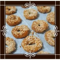 עוגיות שומשום מלוחות. 
