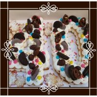 עוגת מספרים מעוצבת 